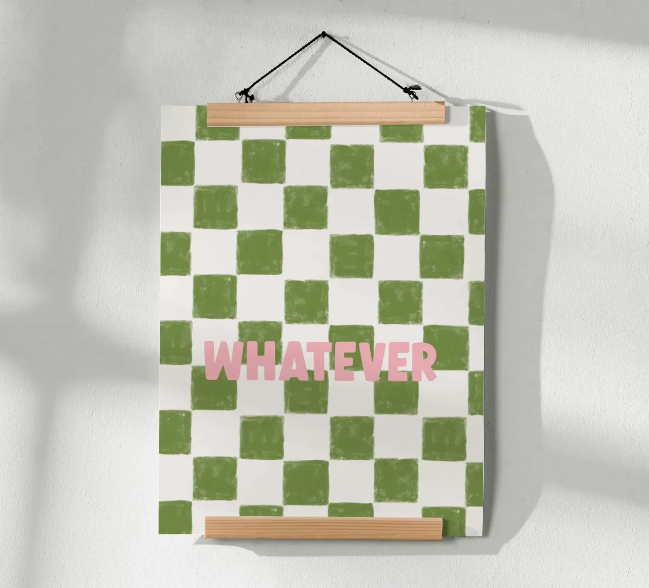 Whatever green poster da KRUTH DESIGN