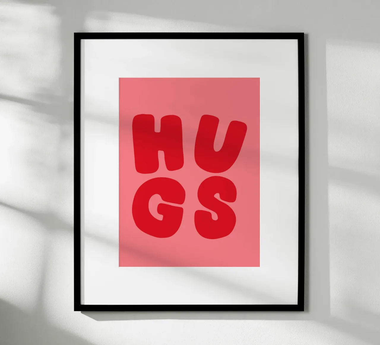 Hugs poster da KRUTH DESIGN