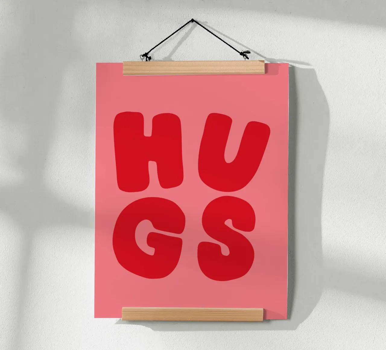 Hugs poster da KRUTH DESIGN