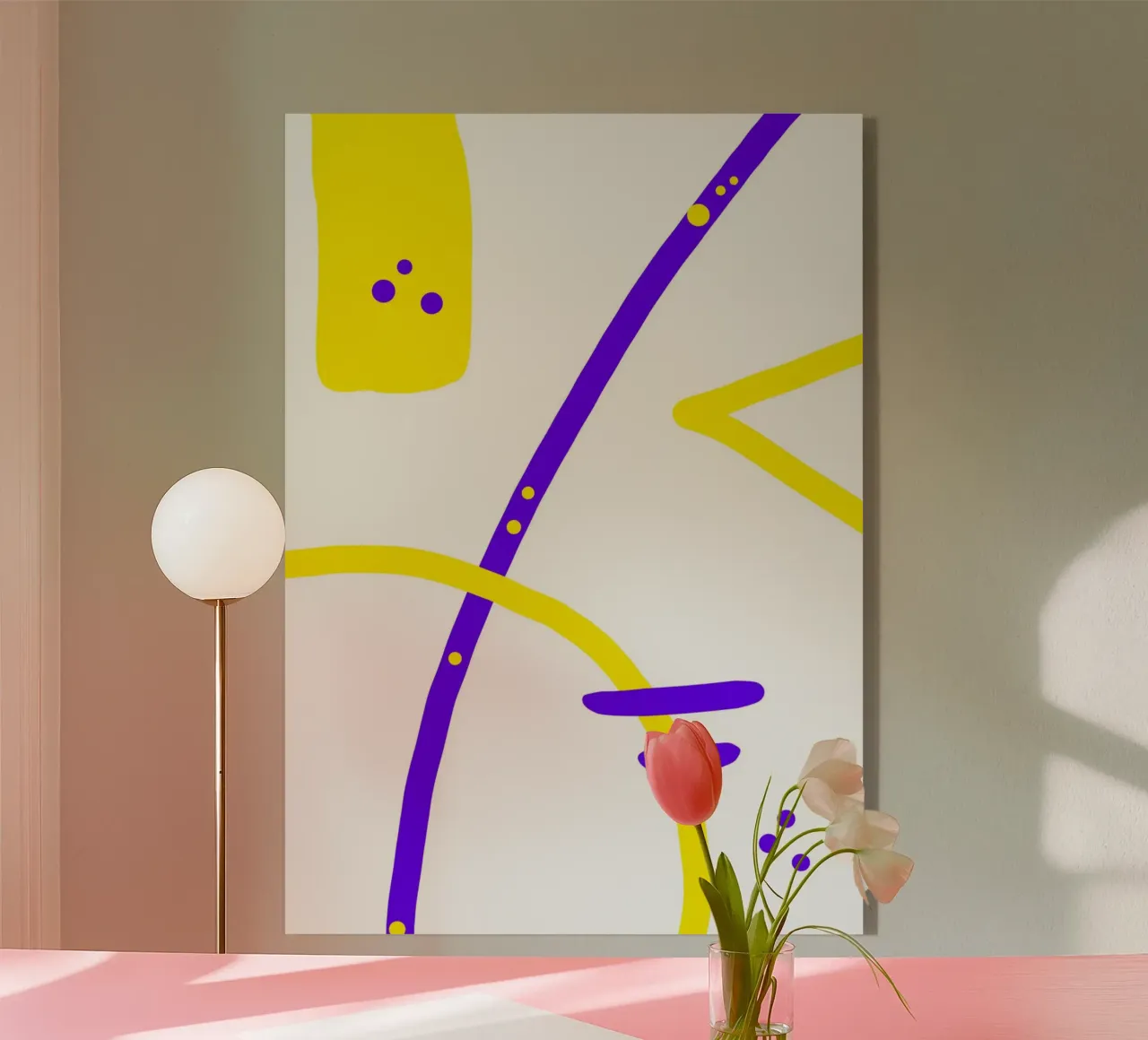 Purple yellow plexiglass da Simplicity