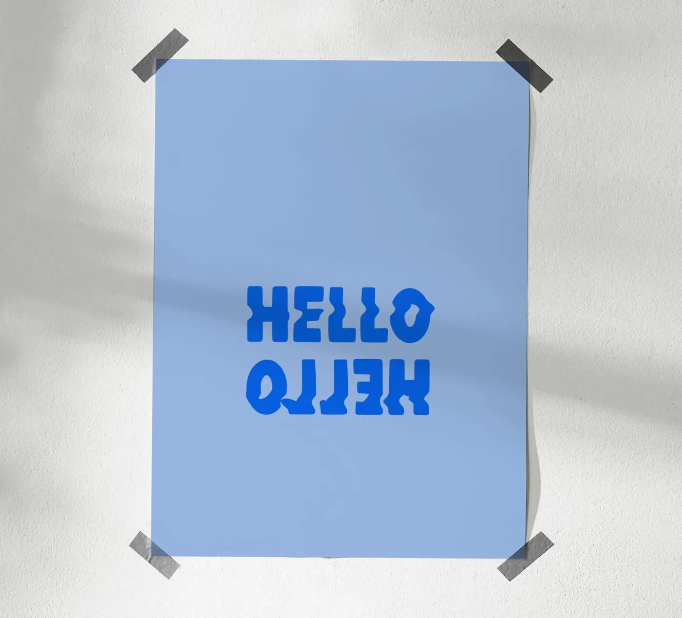 Hello poster van KRUTH DESIGN
