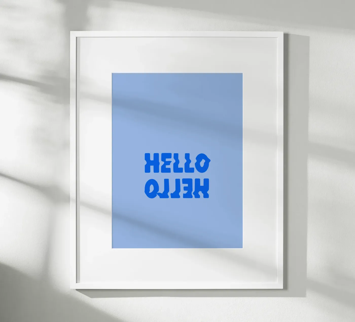 Hello Poster von KRUTH DESIGN
