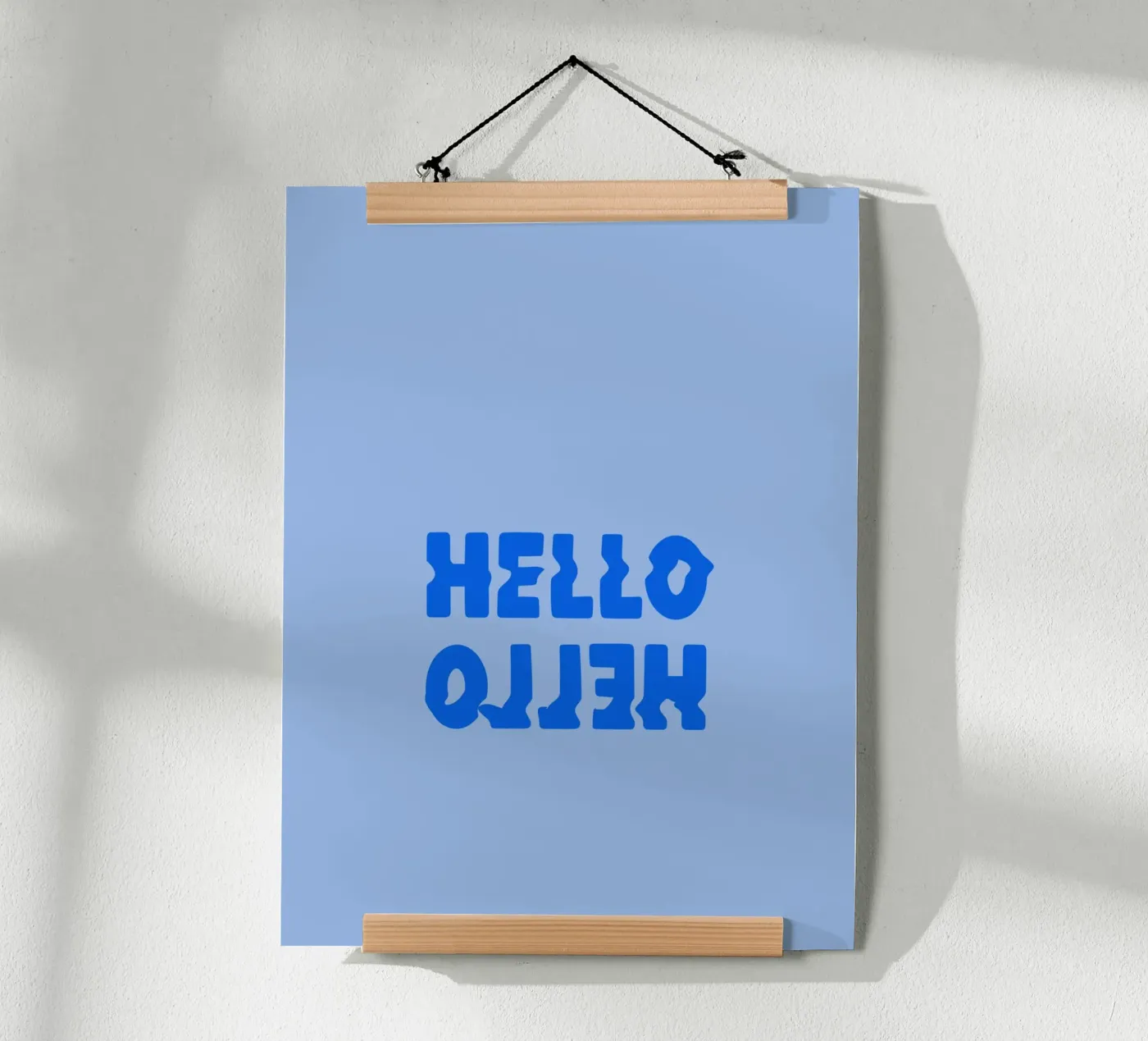 Hello Poster von KRUTH DESIGN