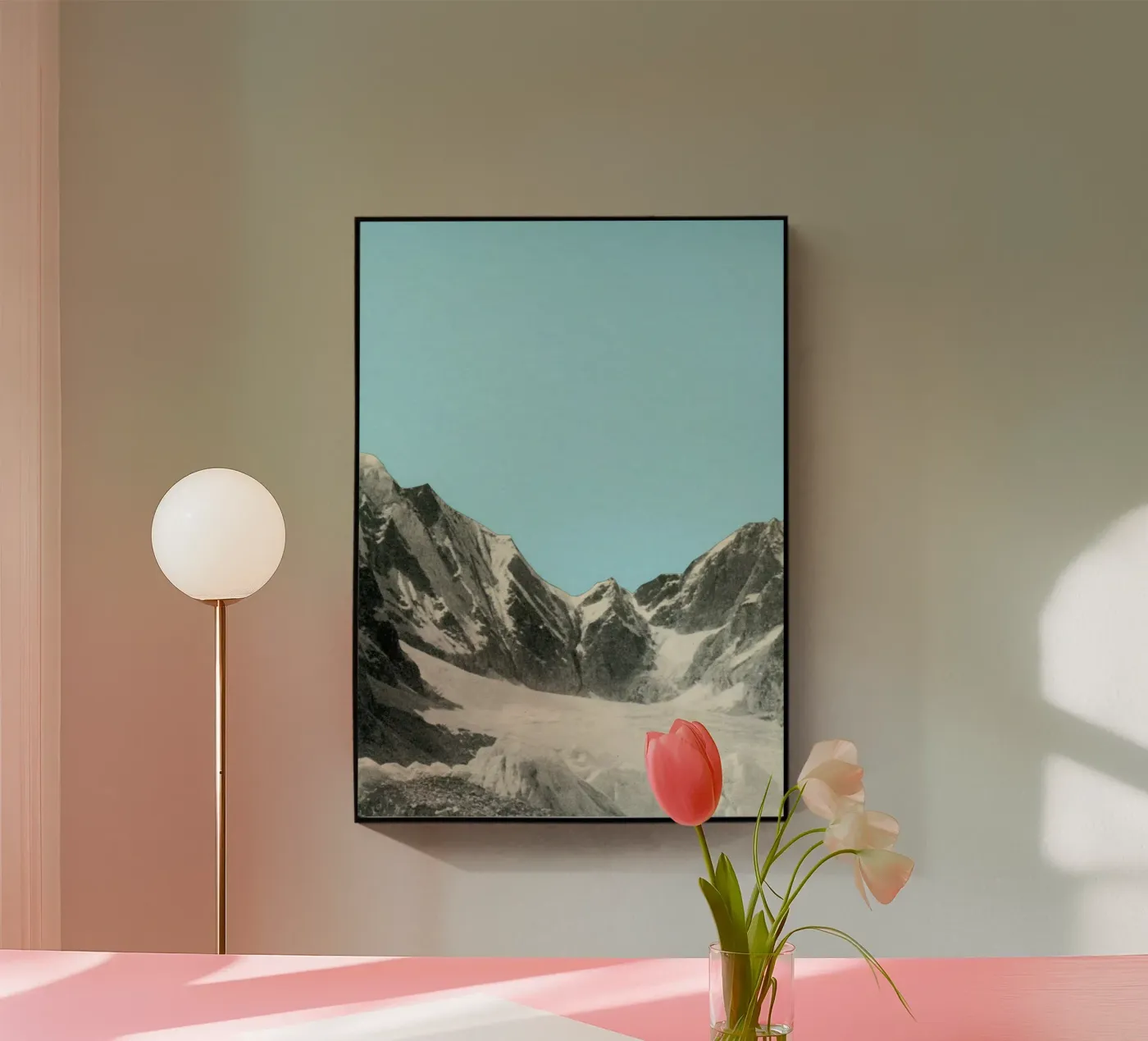 Le ciel bleu plexiglas de Cassia Beck Collage