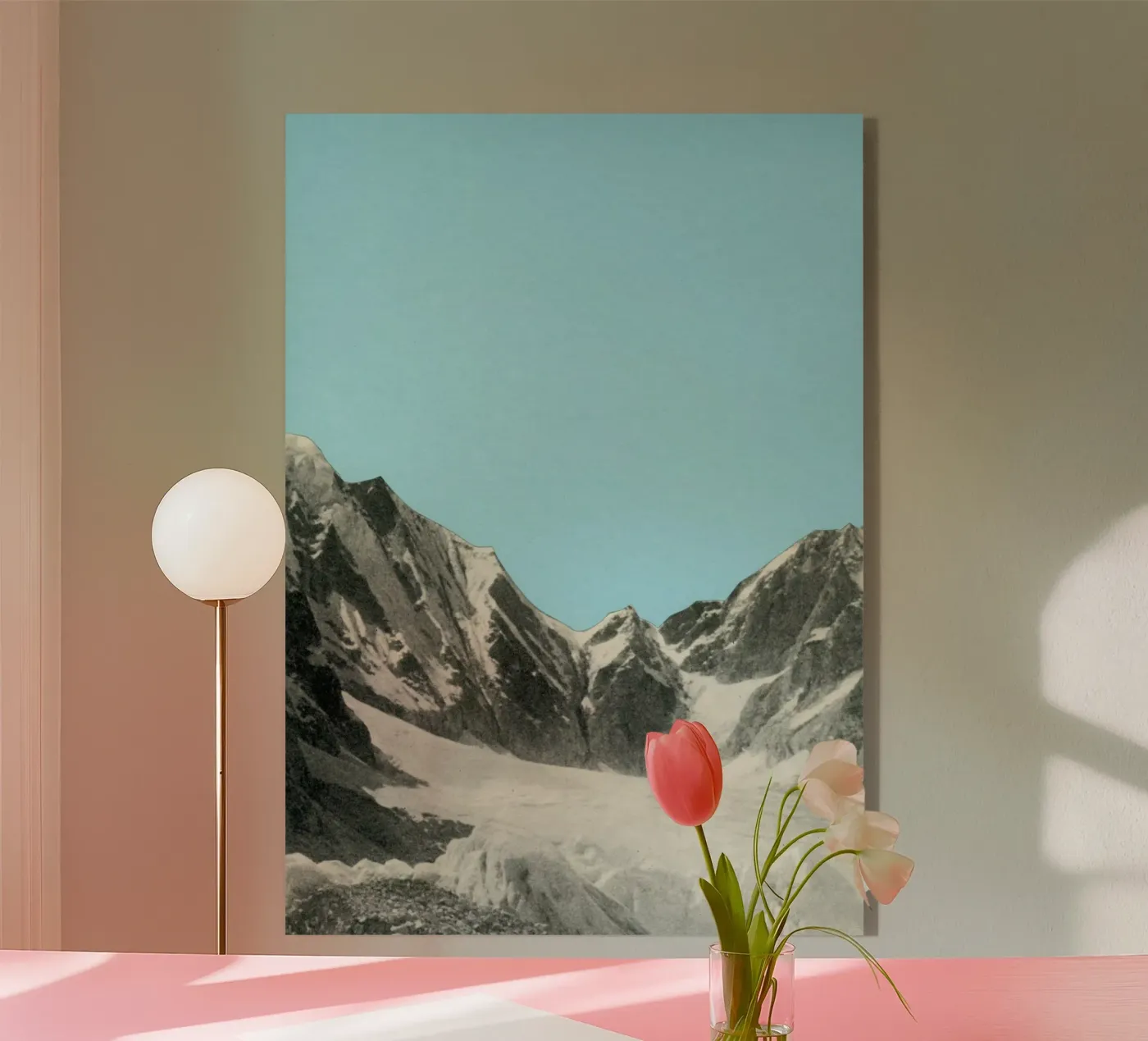 Le ciel bleu plexiglas de Cassia Beck Collage