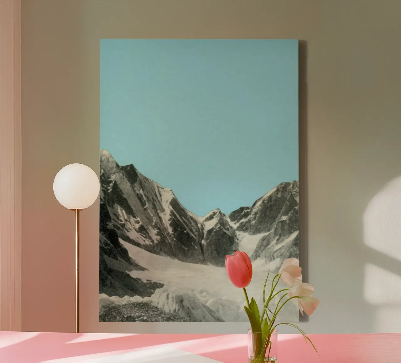 Cieli blu tela da Cassia Beck Collage