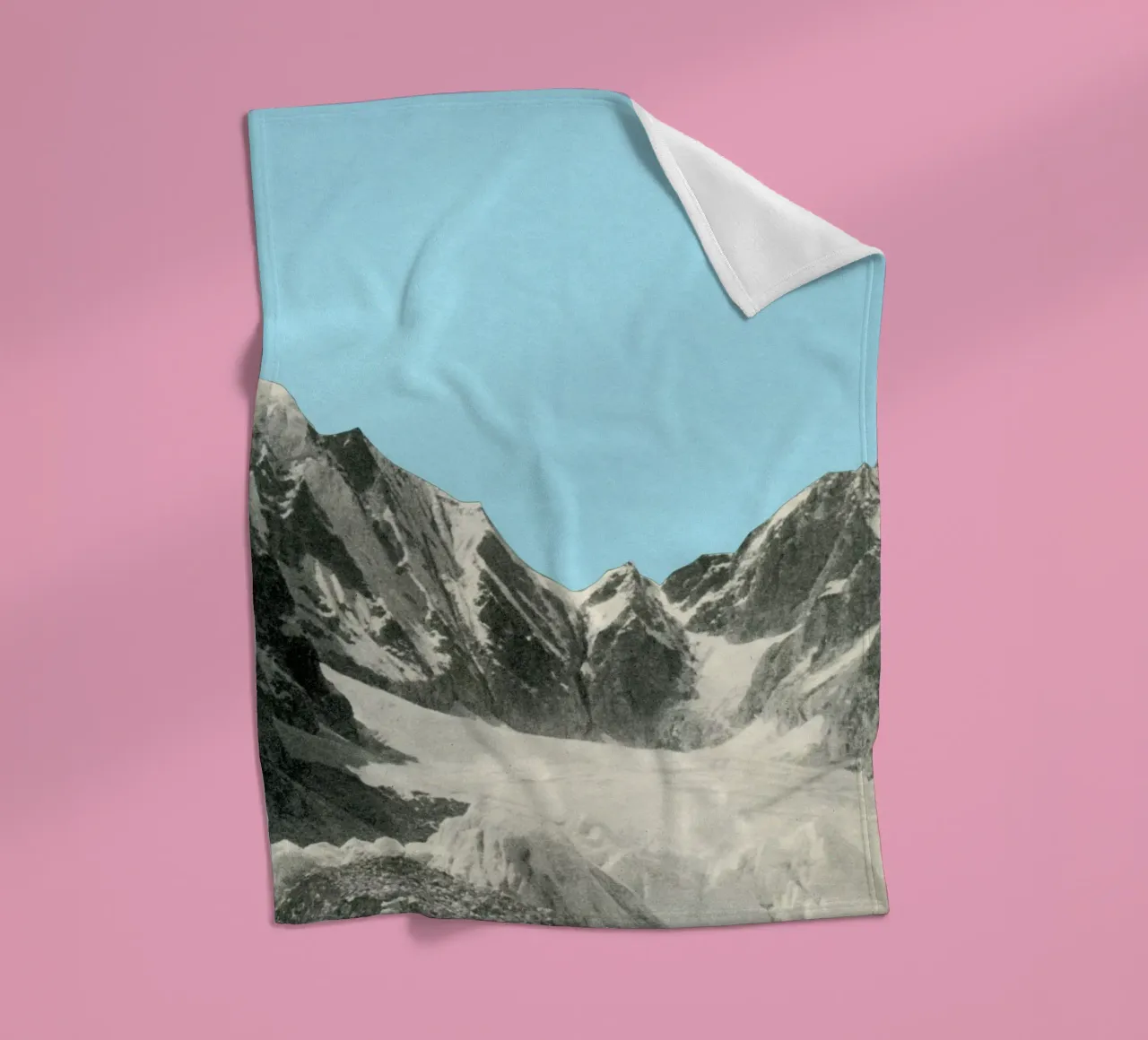 Cieli blu coperta in pile da Cassia Beck Collage