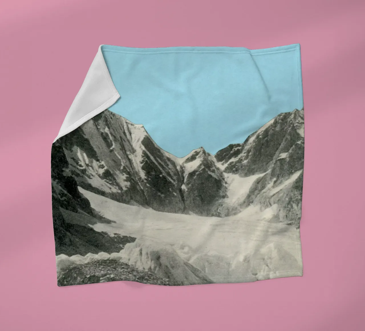 Cieli blu coperta in pile da Cassia Beck Collage