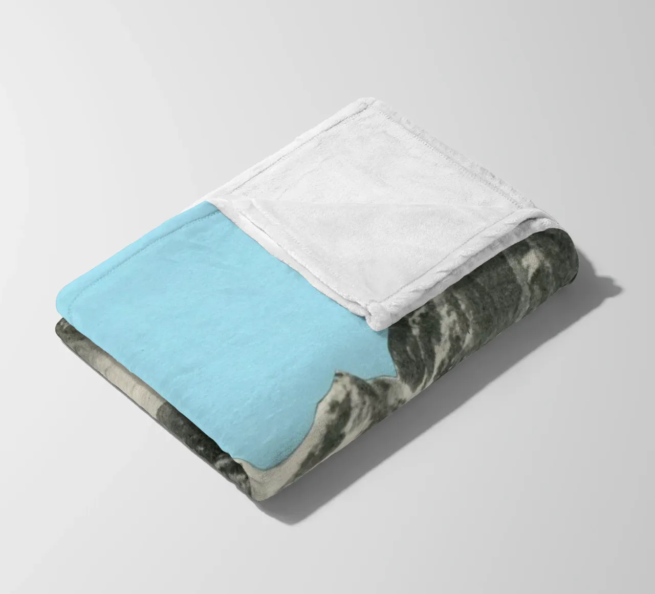 Cieli blu coperta in pile da Cassia Beck Collage