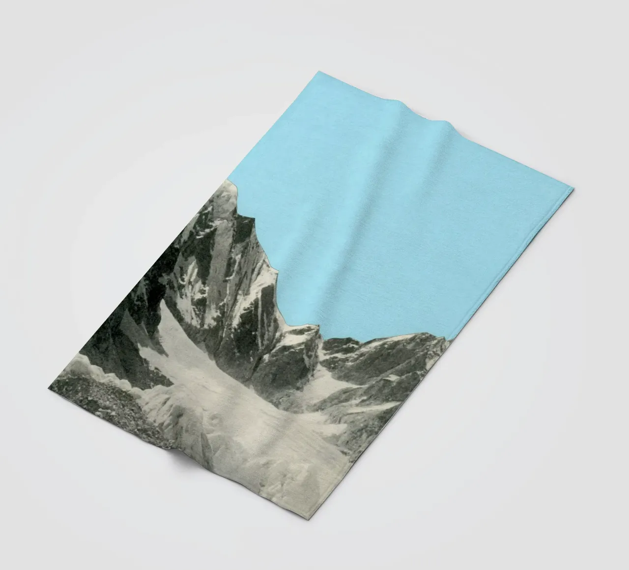 Cieli blu coperta in pile da Cassia Beck Collage