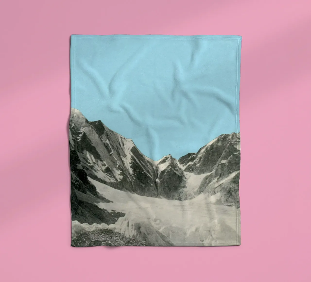 Cieli blu coperta in pile da Cassia Beck Collage