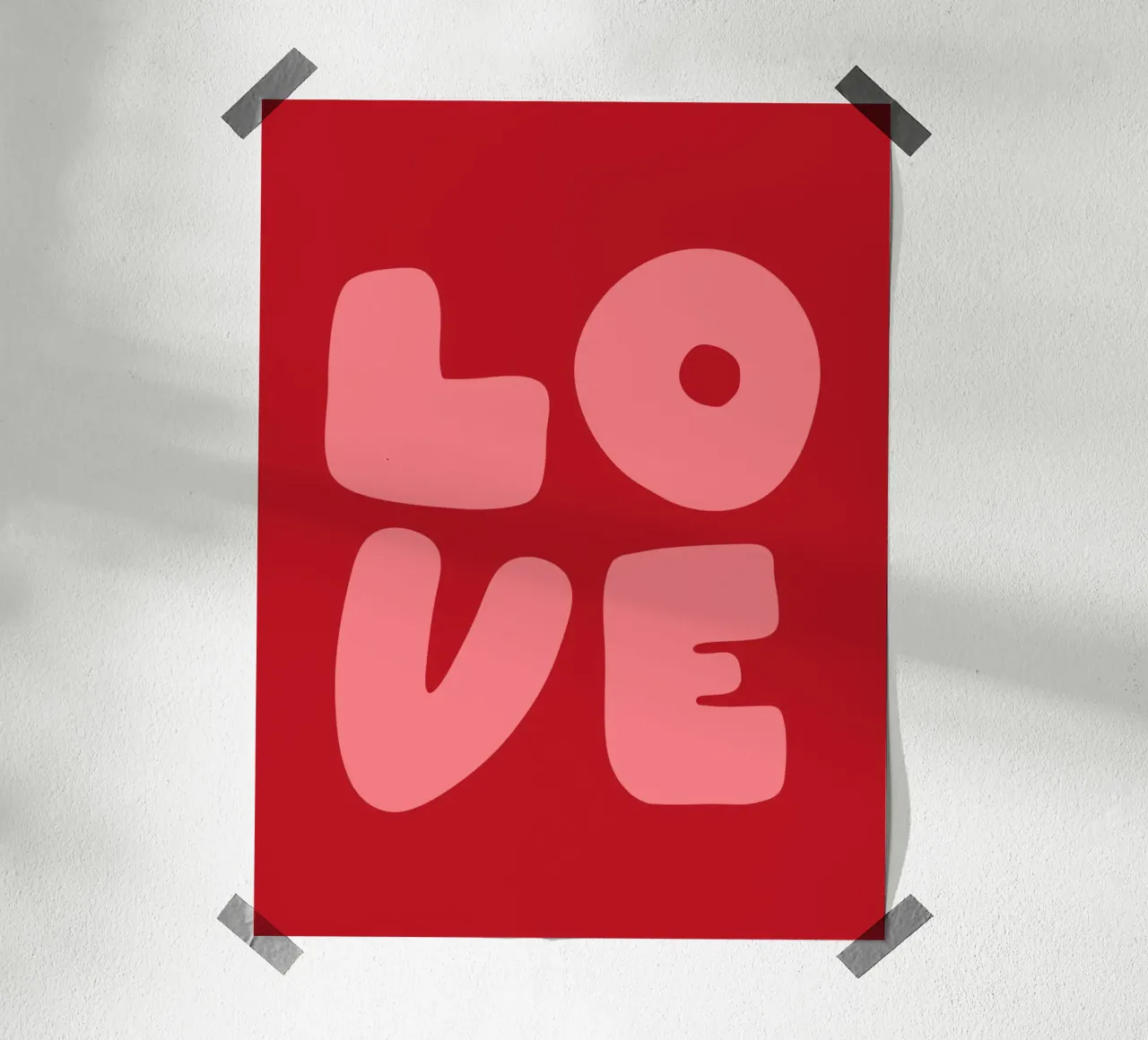 Love poster da KRUTH DESIGN