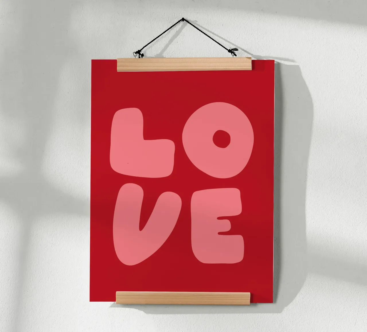 Love poster da KRUTH DESIGN