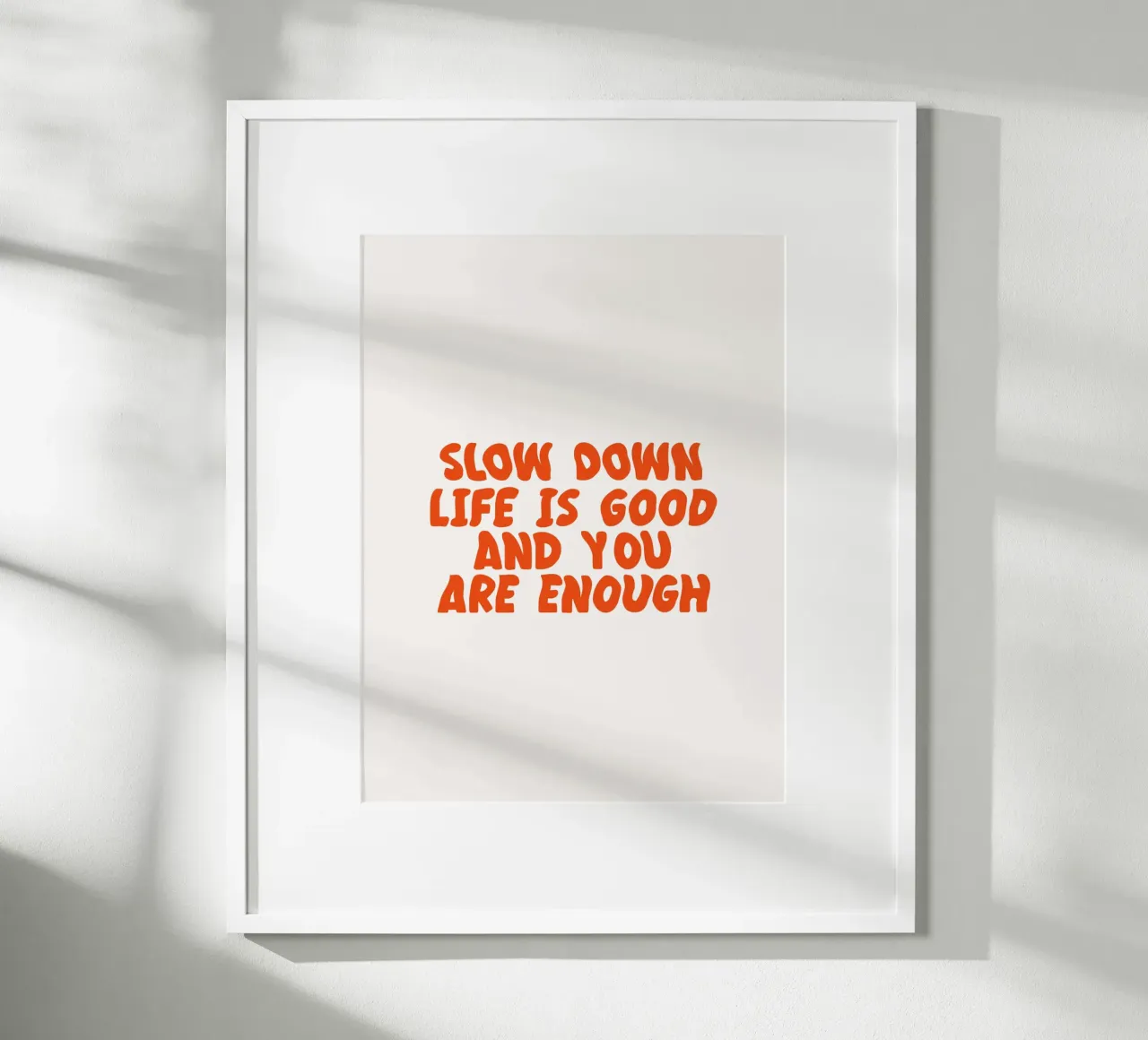 Slow Down poster da KRUTH DESIGN