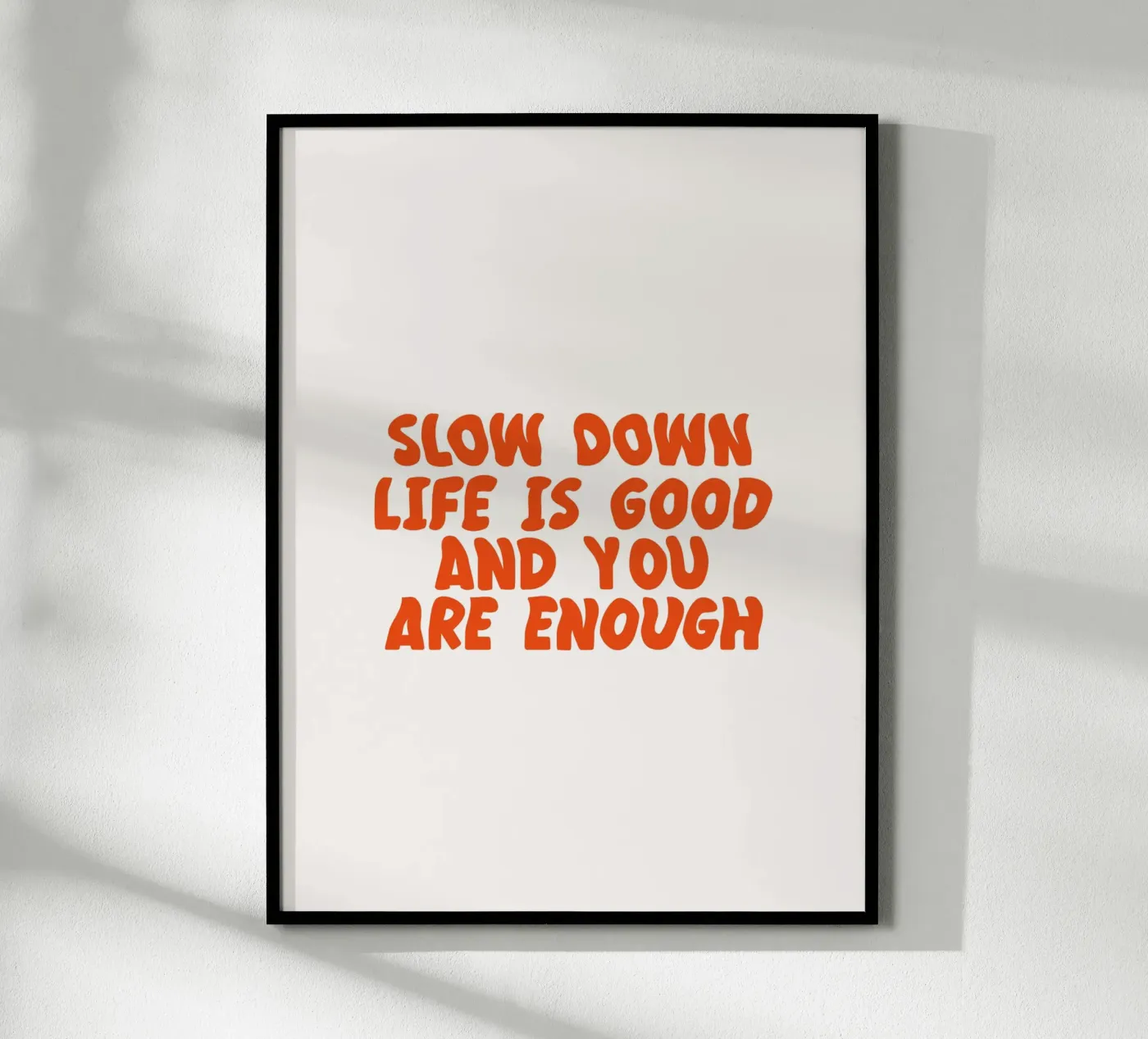 Slow Down poster by KRUTH DESIGN