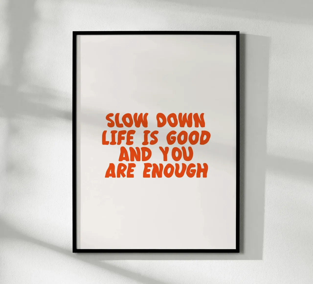Slow Down poster da KRUTH DESIGN