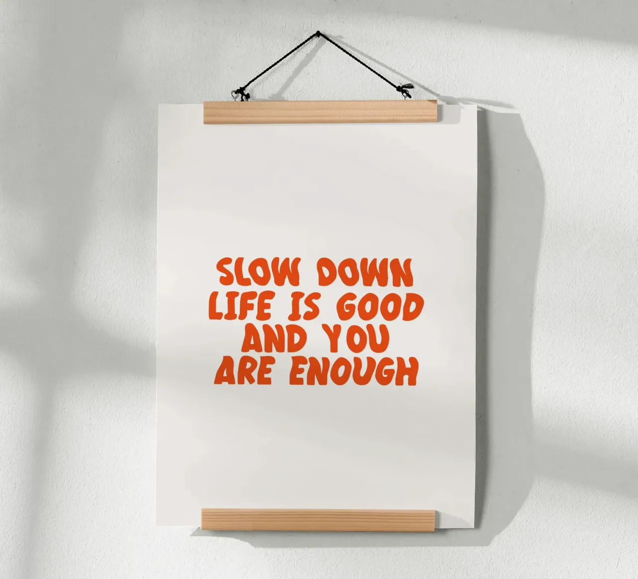 Slow Down poster da KRUTH DESIGN