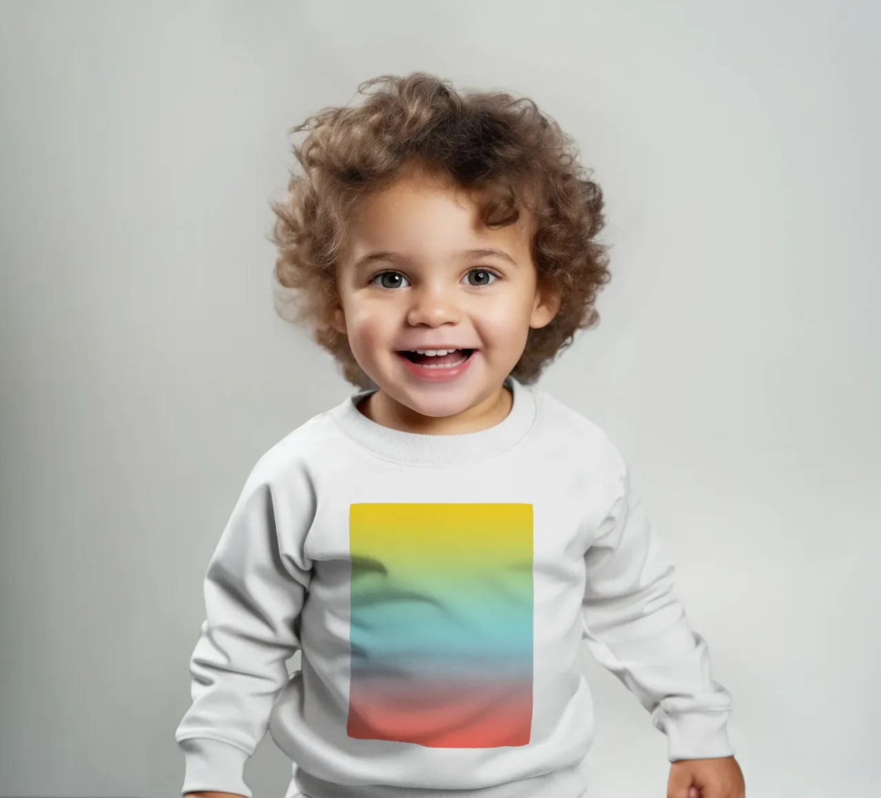 Ombreggiatura Gradiente Oceano Alba felpa neonato da Petra Lang - Design