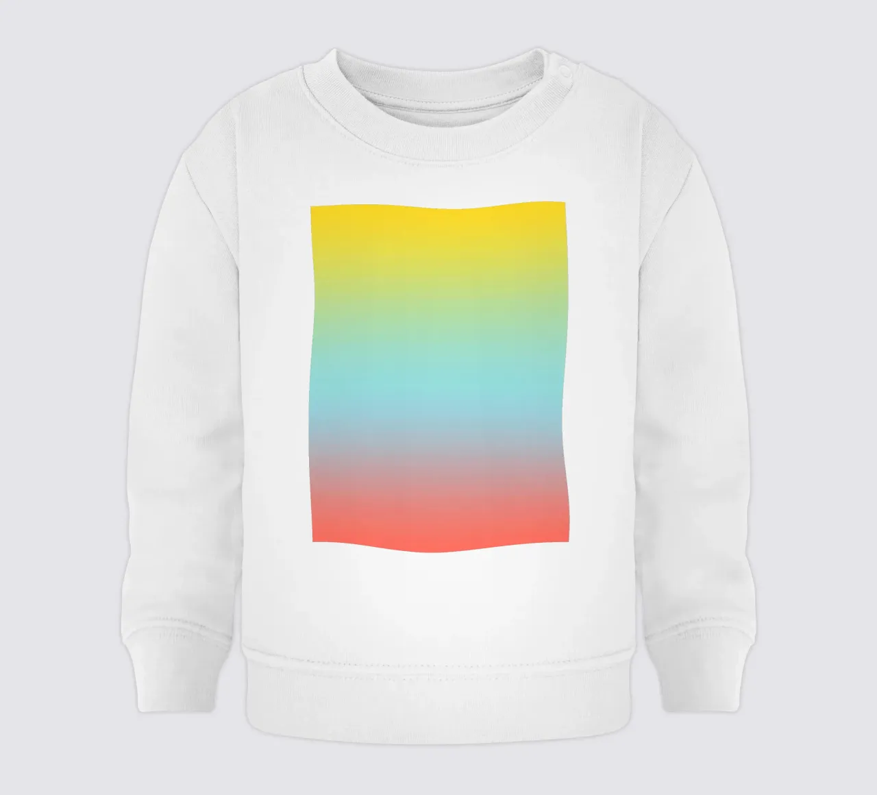 Ombreggiatura Gradiente Oceano Alba felpa neonato da Petra Lang - Design