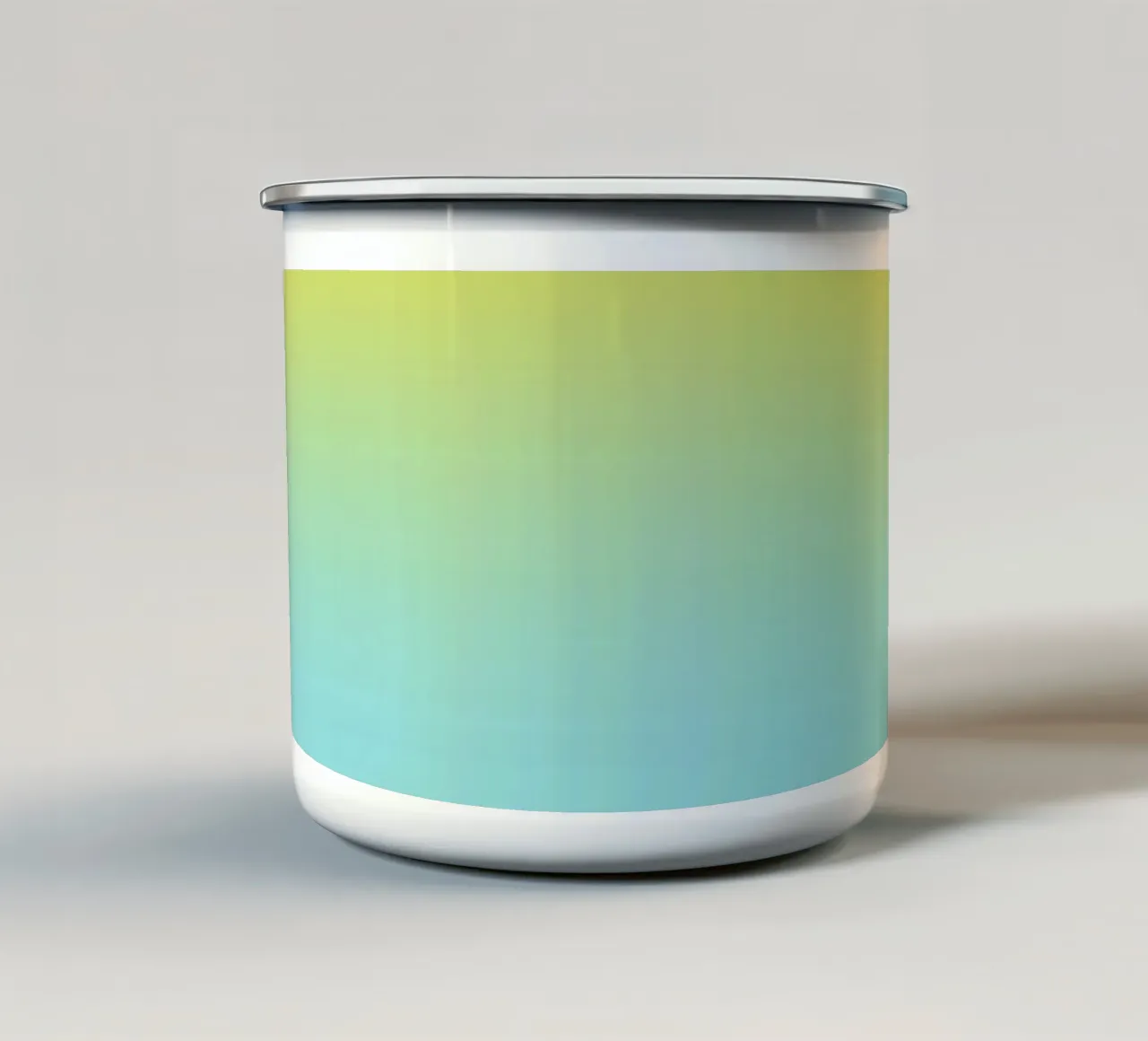 Ombreggiatura Gradiente Oceano Alba tazza in smalto da Petra Lang - Design