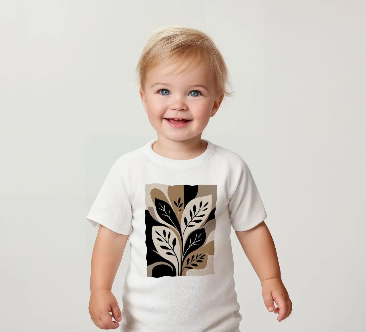 Abstract Floral Elegance baby t-shirt by Artistic-shop