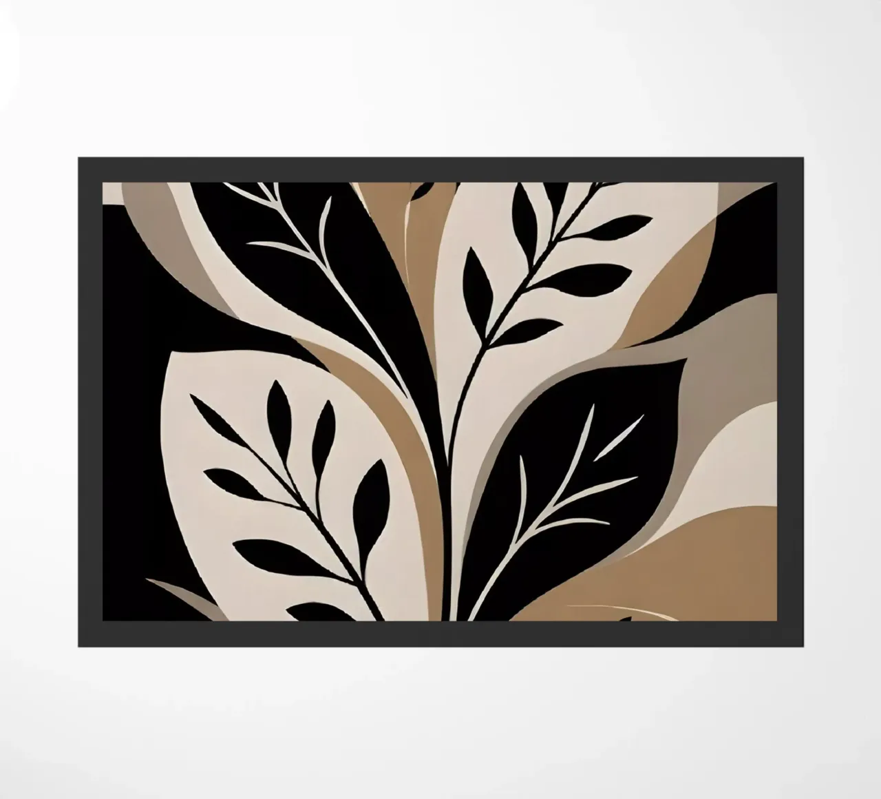 Elegancia floral abstracta felpudo de Artistic-shop