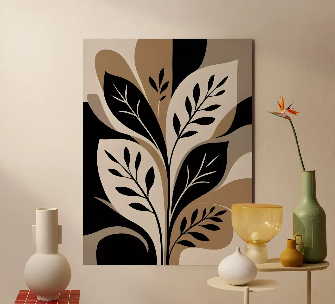 Abstract Floral Elegance forex plate by Artistic-shop