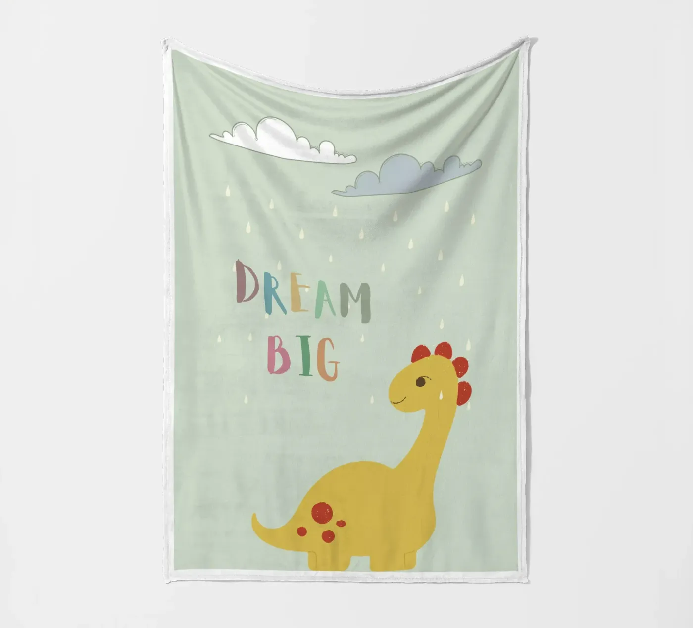 Groß träumen Fleecedecke von DesignArt