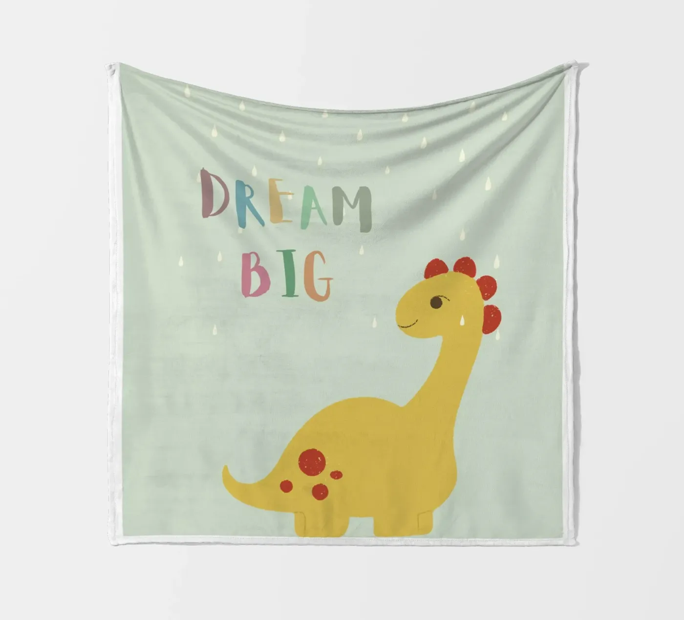 Groß träumen Fleecedecke von DesignArt