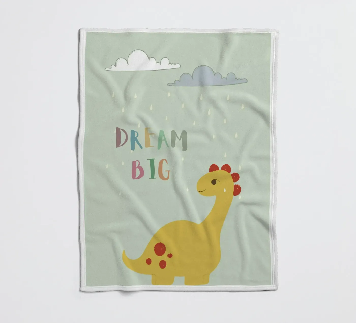 Groß träumen Fleecedecke von DesignArt