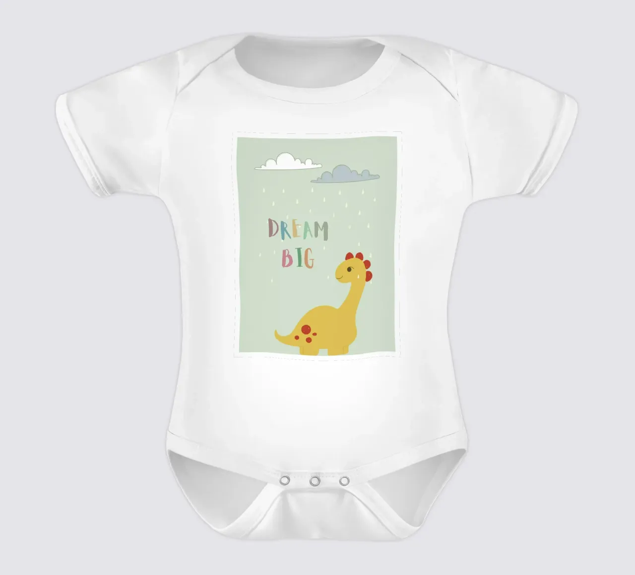 Sognare in grande body neonato maniche corte da DesignArt