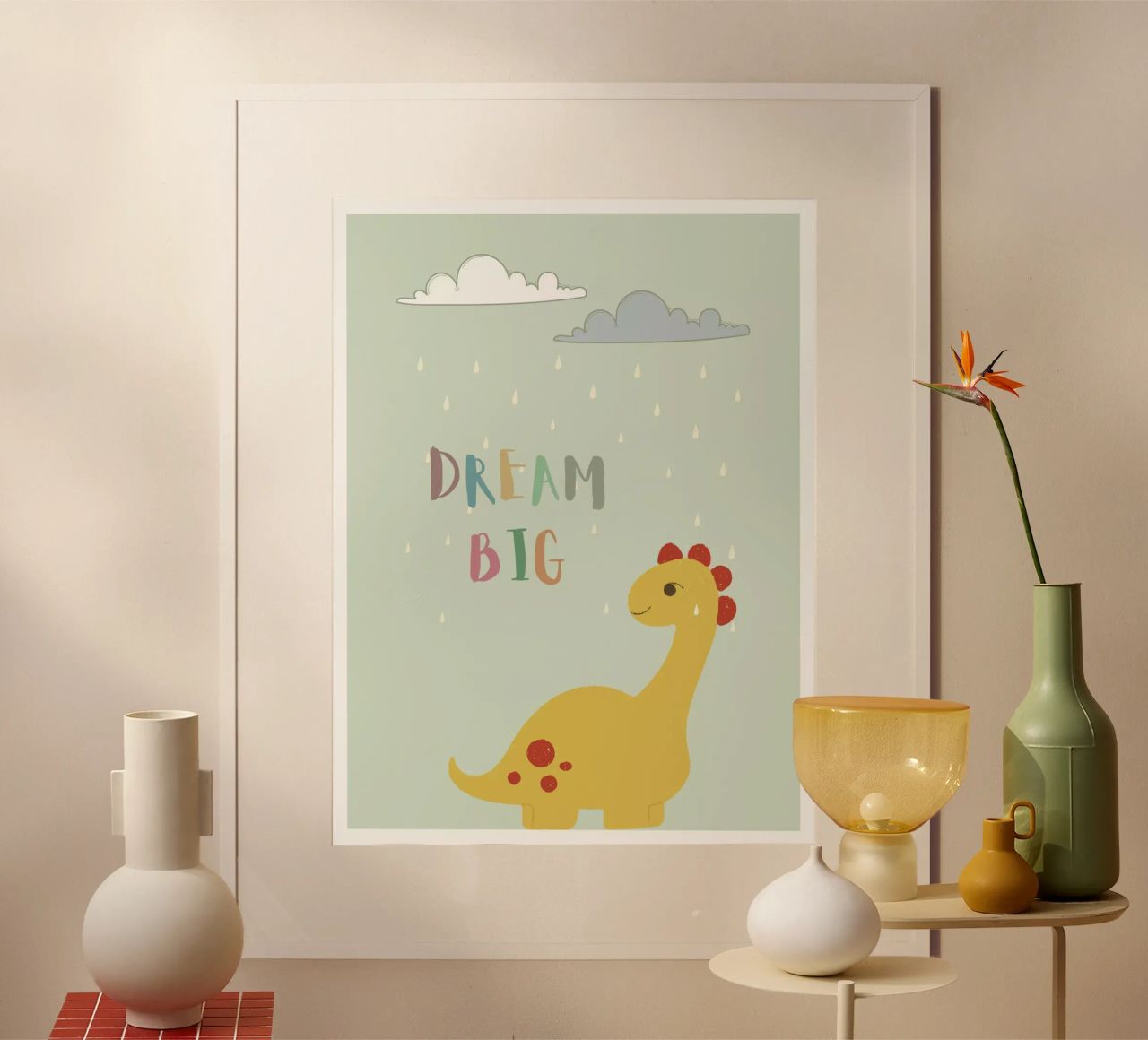 Groß träumen Poster von DesignArt