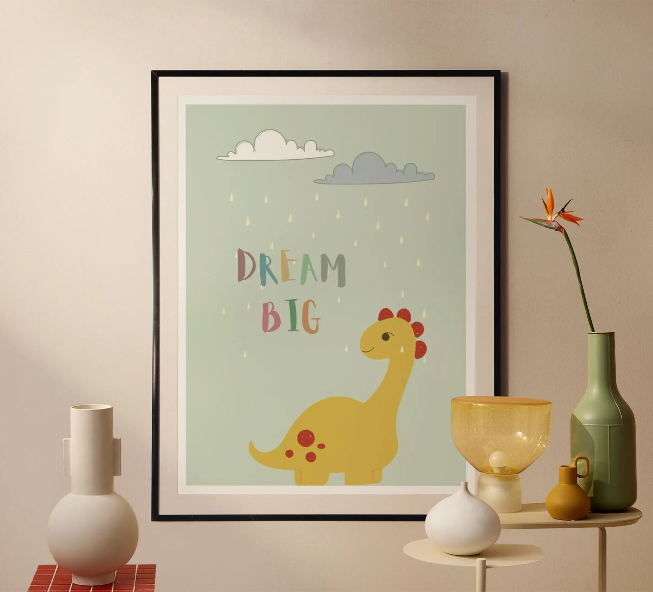 Groß träumen Poster von DesignArt
