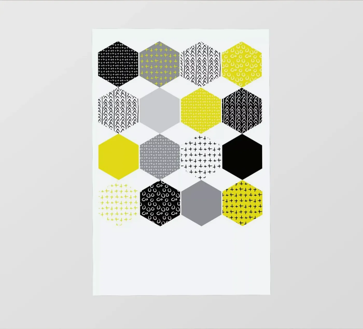 Yellowhex backlit folie van Maria Kritzas