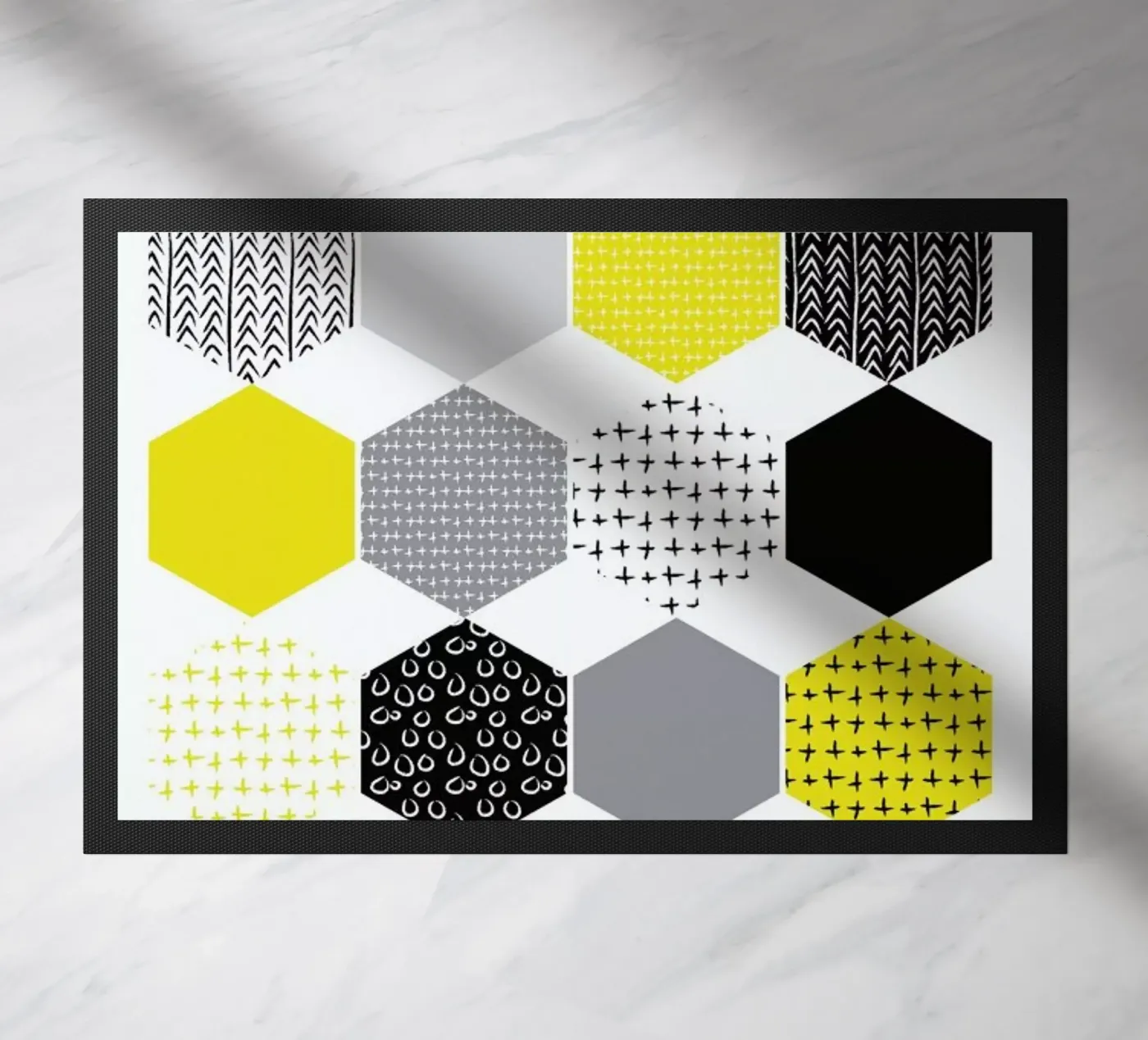 Yellowhex paillasson de Maria Kritzas