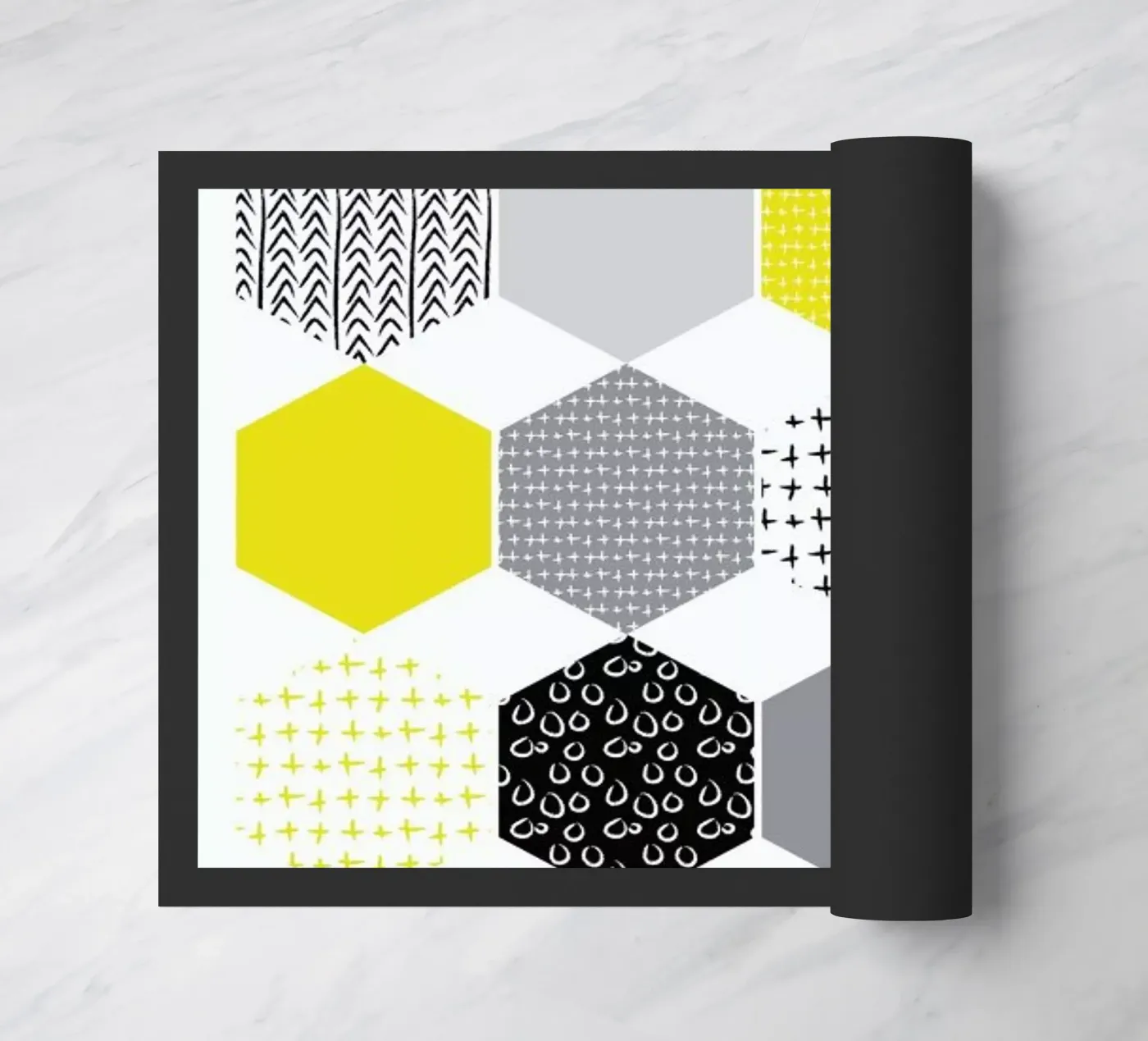 Yellowhex paillasson de Maria Kritzas