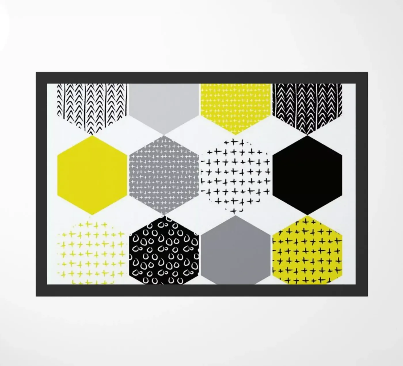 Yellowhex paillasson de Maria Kritzas