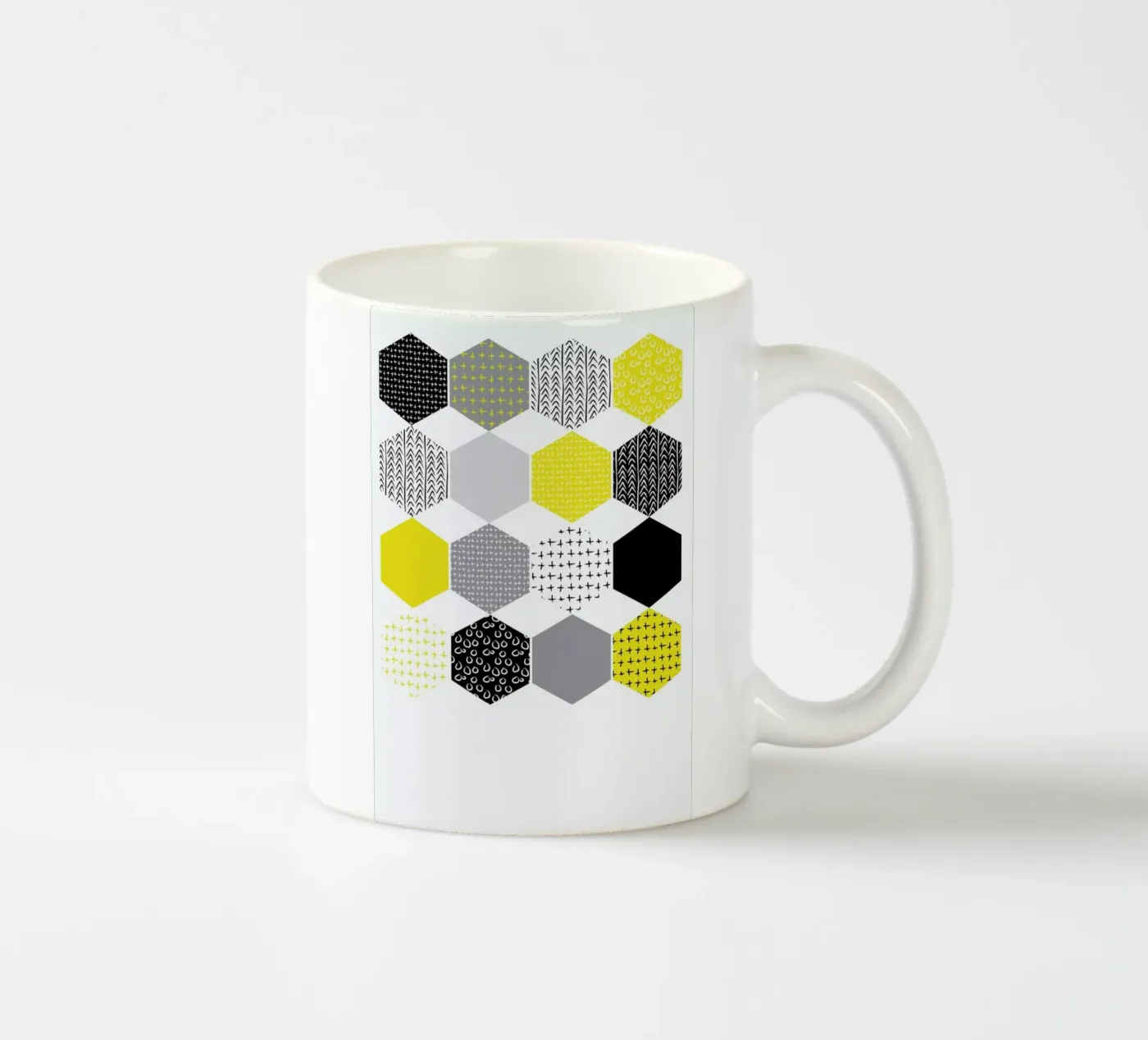 Yellowhex ceramic mug by Maria Kritzas