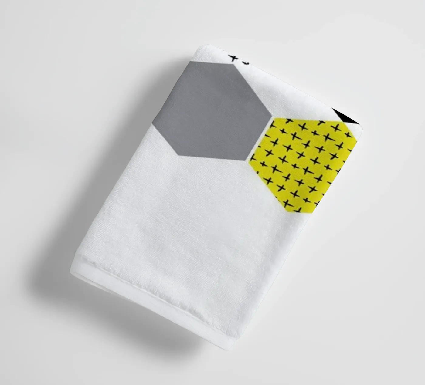 Yellowhex badhanddoek van Maria Kritzas