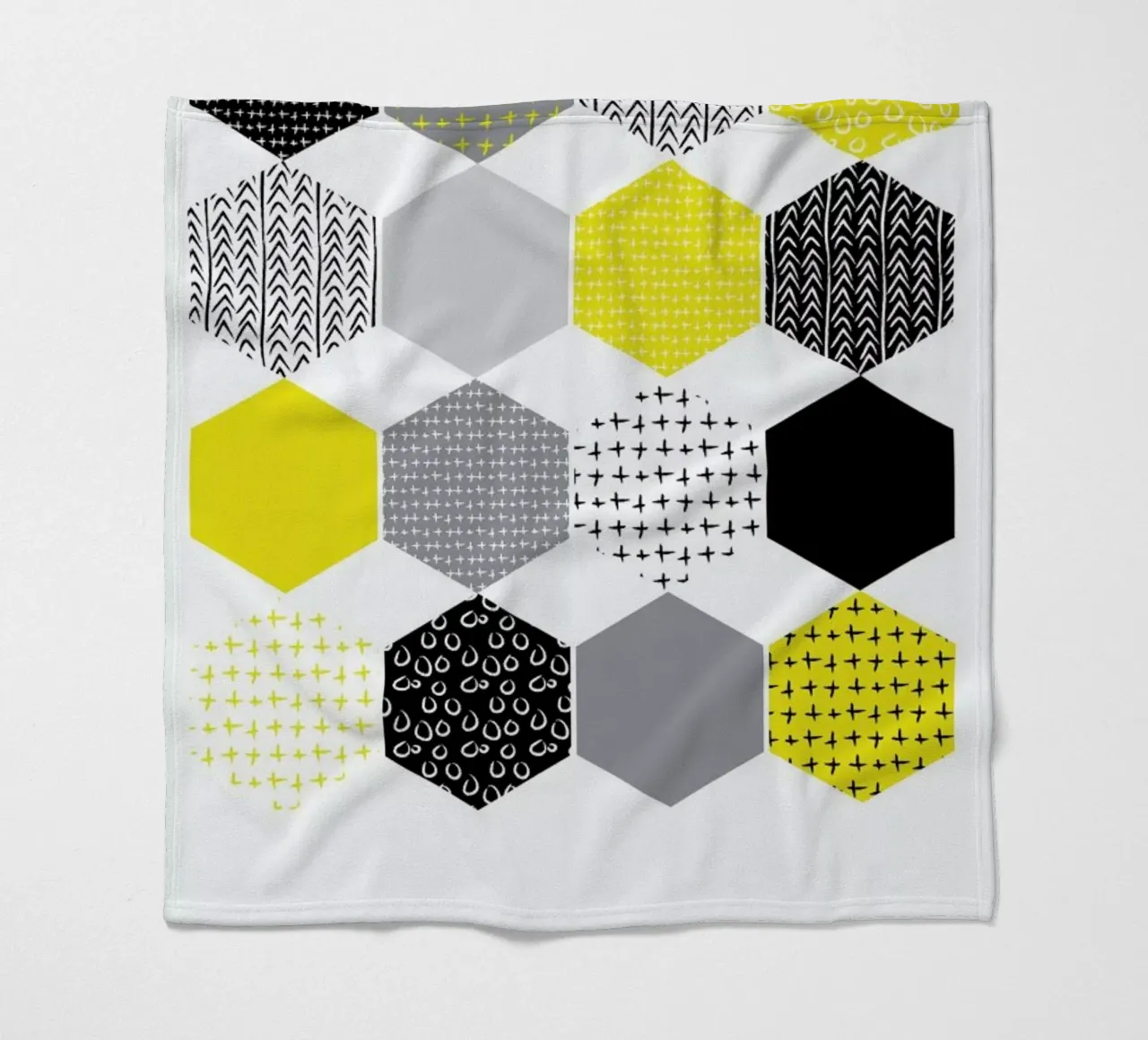 Yellowhex coperta in pile da Maria Kritzas