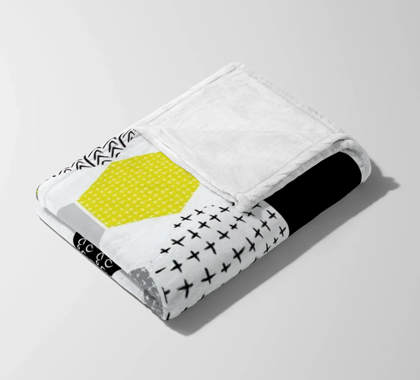 Yellowhex coperta in pile da Maria Kritzas