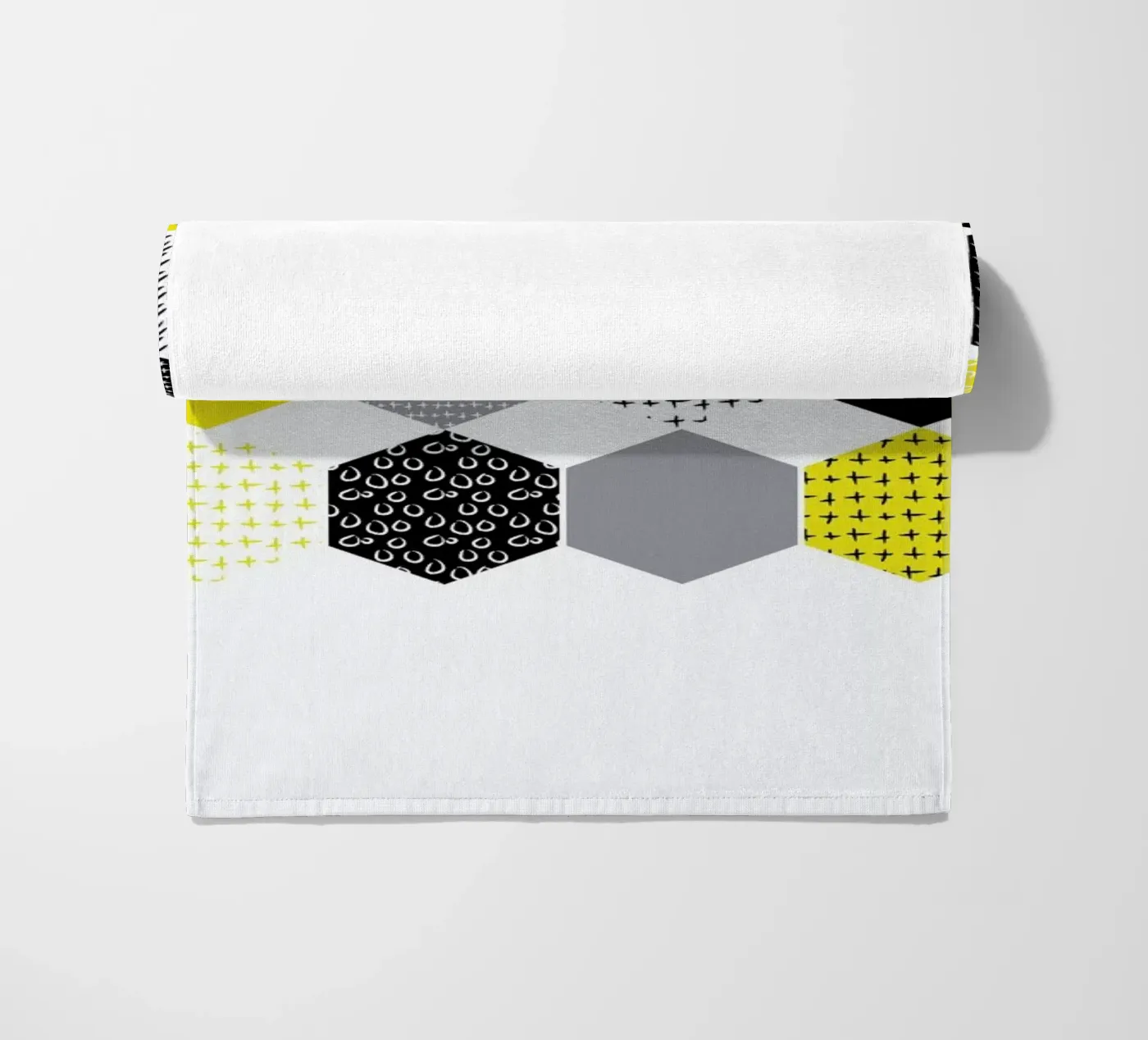 Yellowhex strandhanddoek van Maria Kritzas