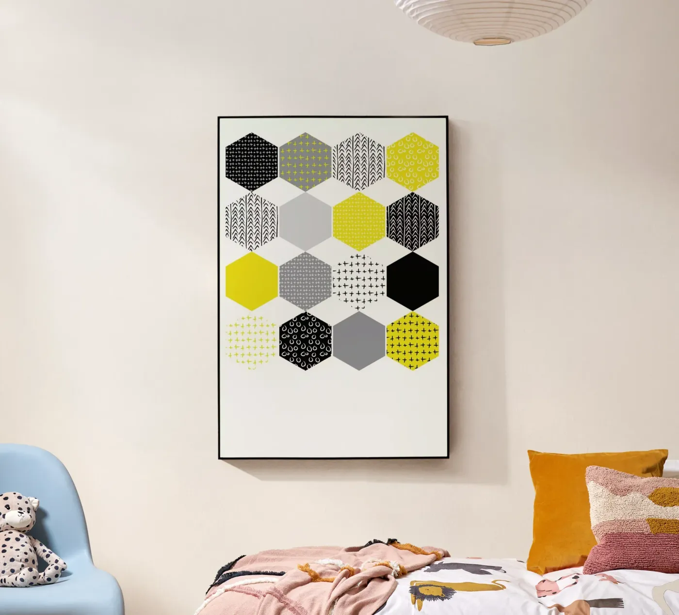 Yellowhex acryl van Maria Kritzas