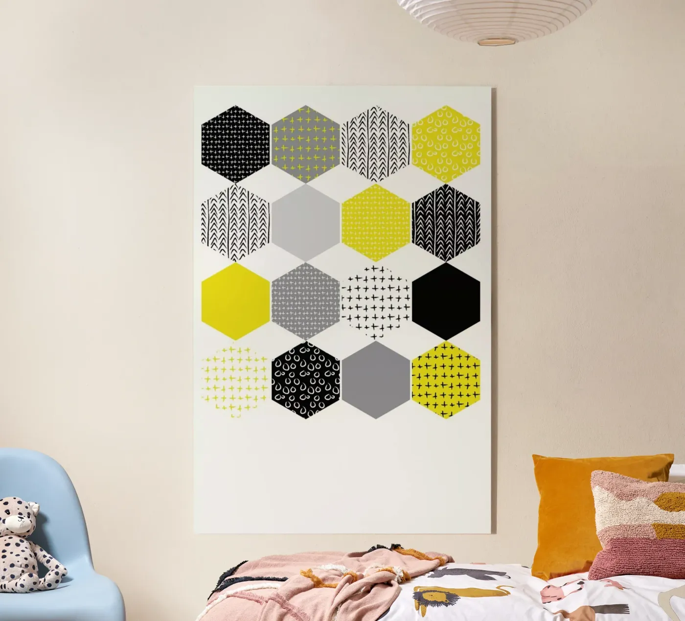 Yellowhex acryl van Maria Kritzas