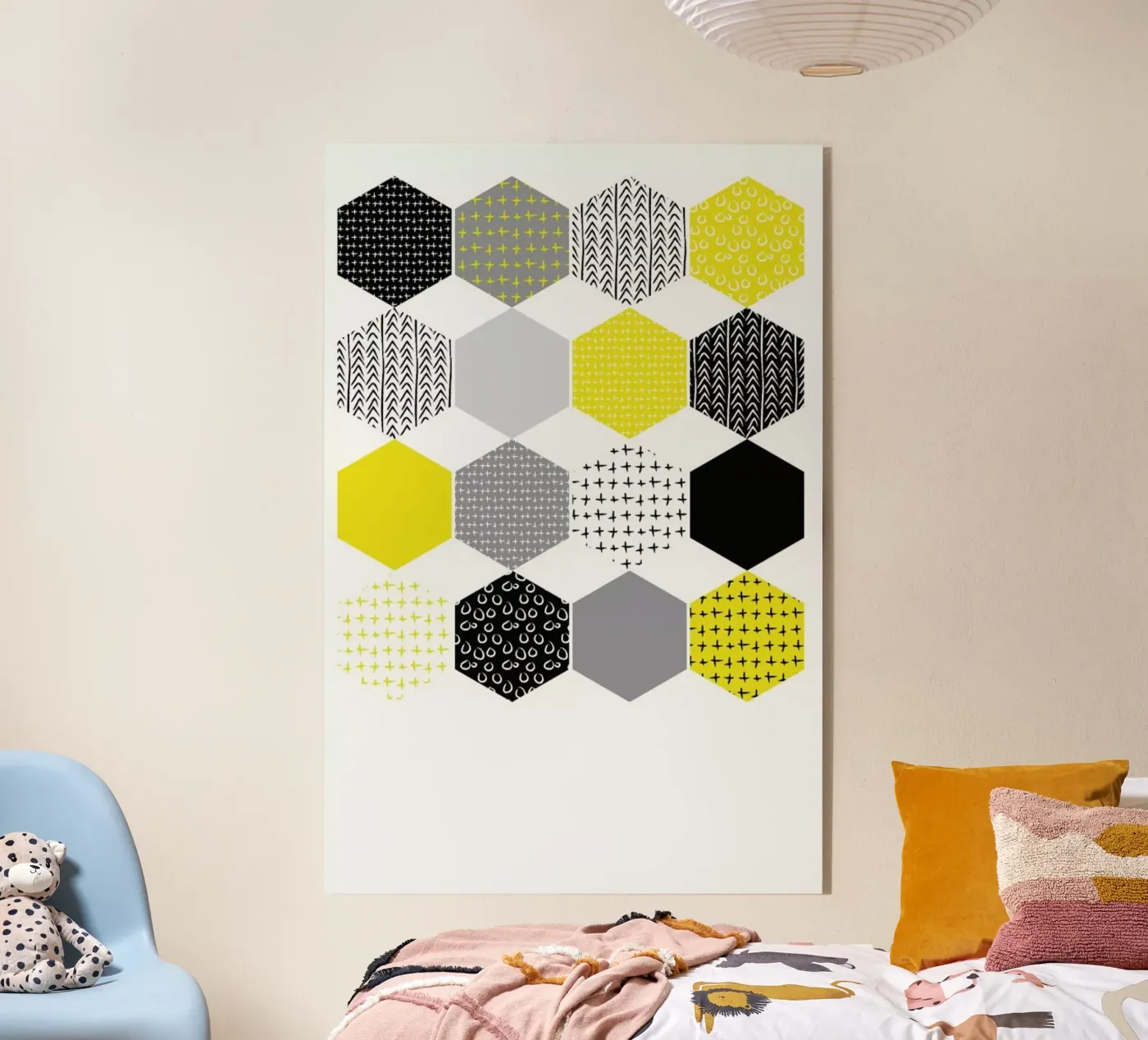 Yellowhex Acryl-Glas von Maria Kritzas