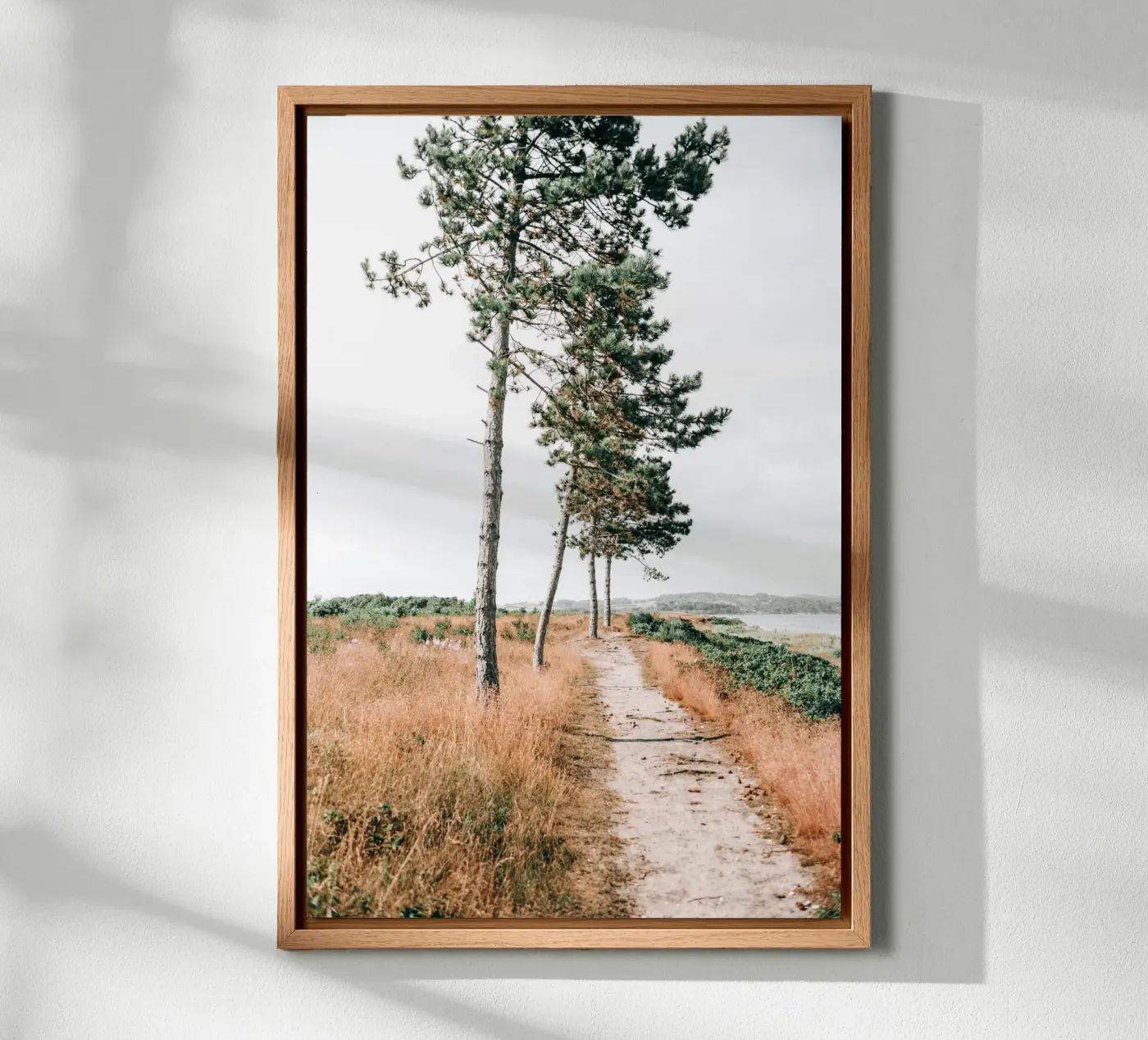 KüstenStreifen - Dänemark Leinwand von stine wiemann