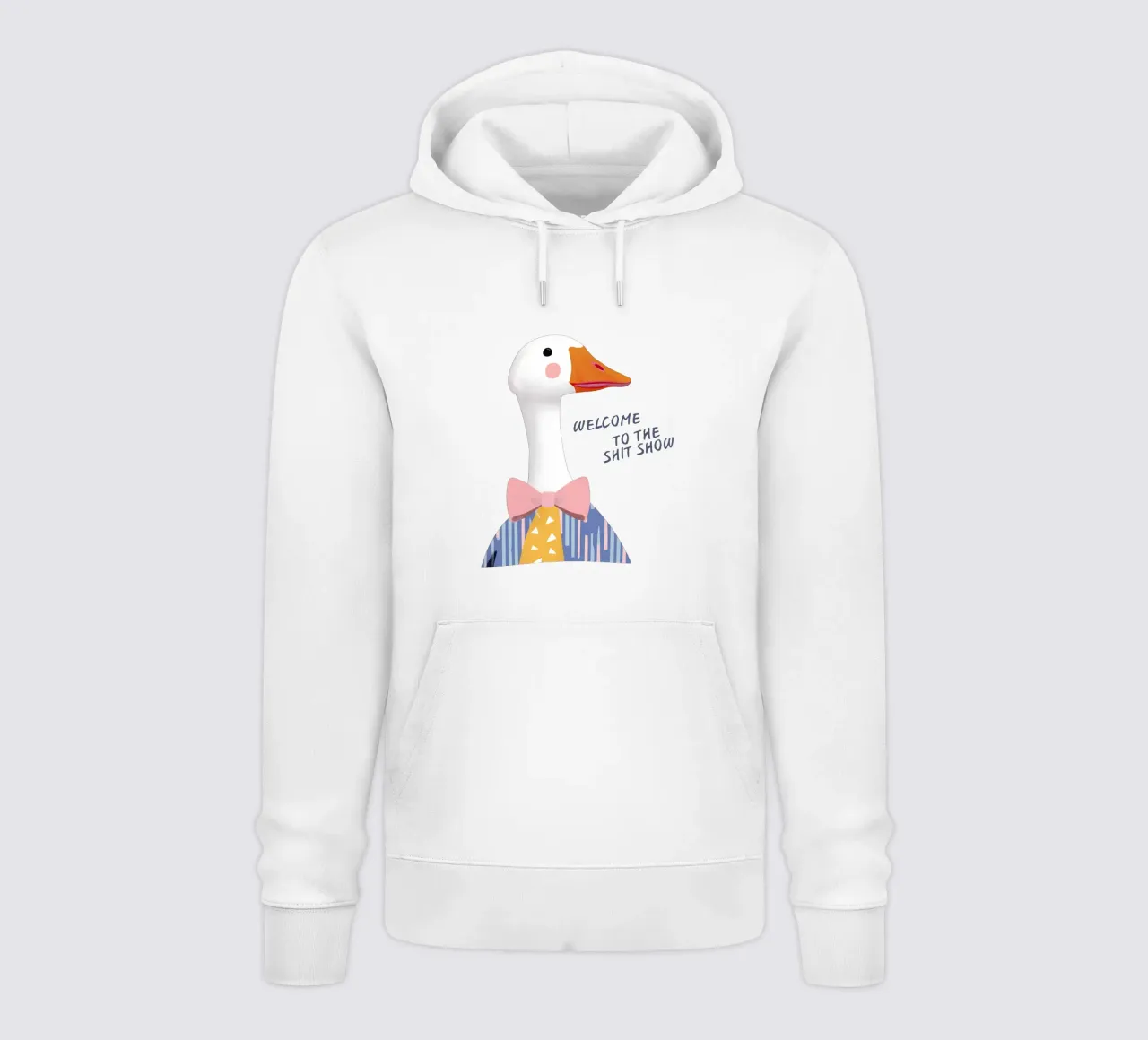Welcome to the Sh*t Show Goose felpa con cappuccio da Vibrant Berry Studio