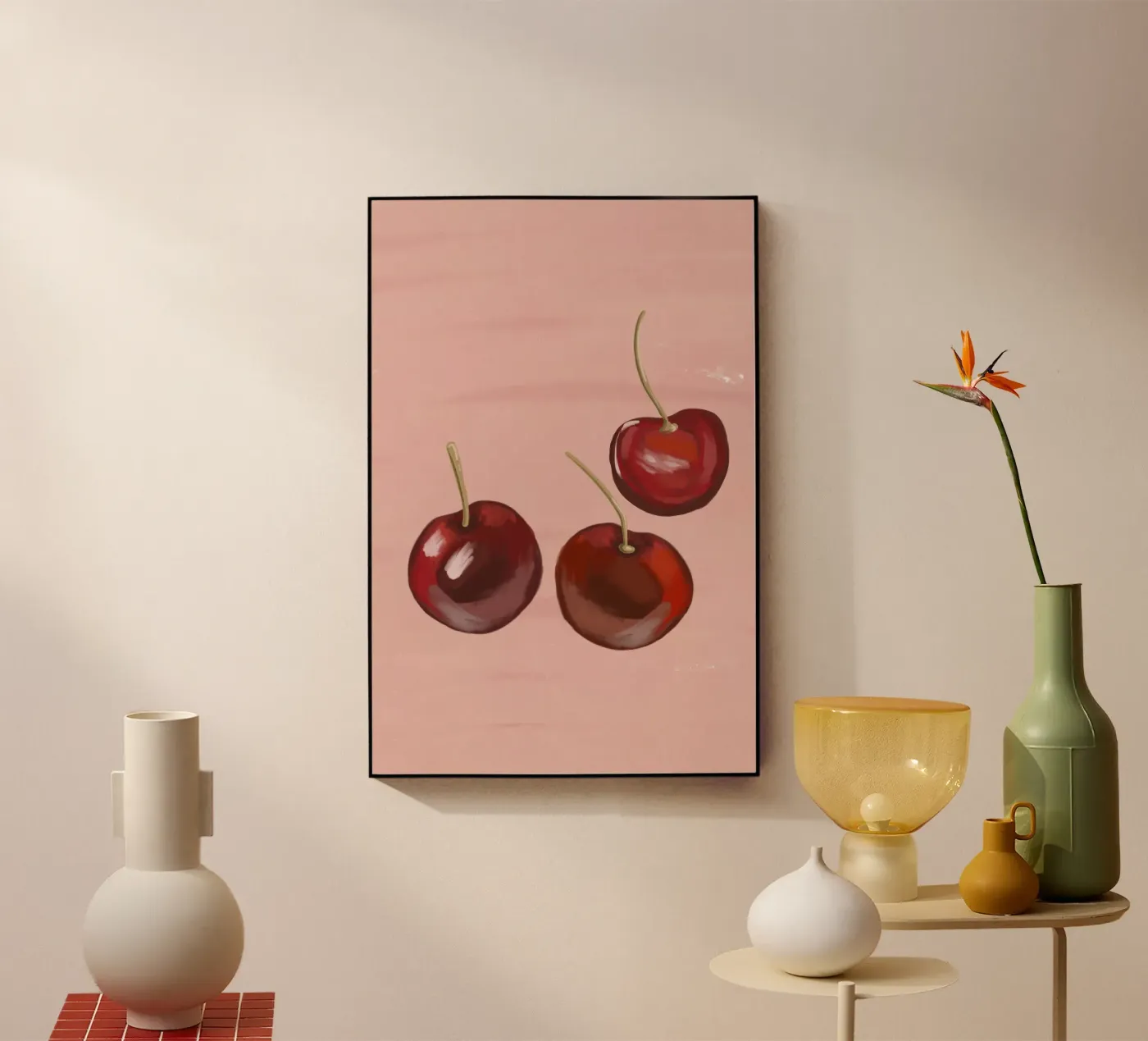 Fresh Cherrys Acryl-Glas von treechild