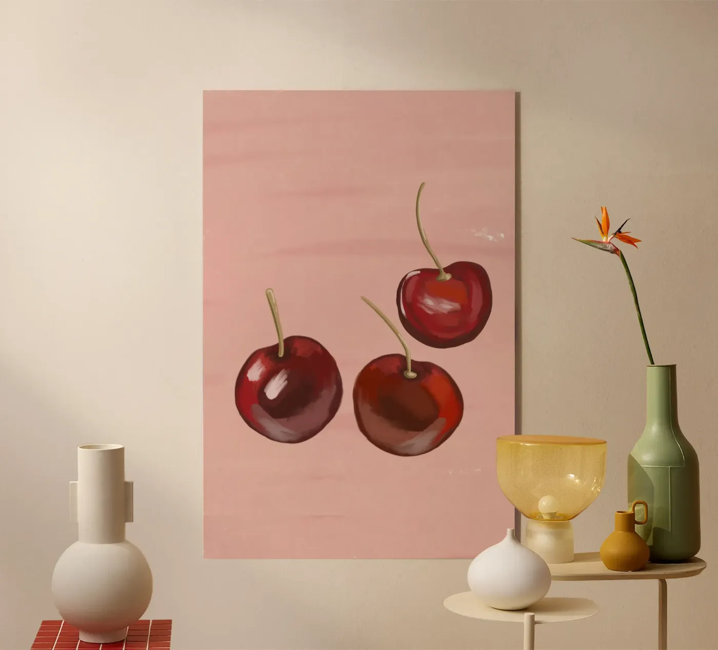 Fresh Cherrys Acryl-Glas von treechild