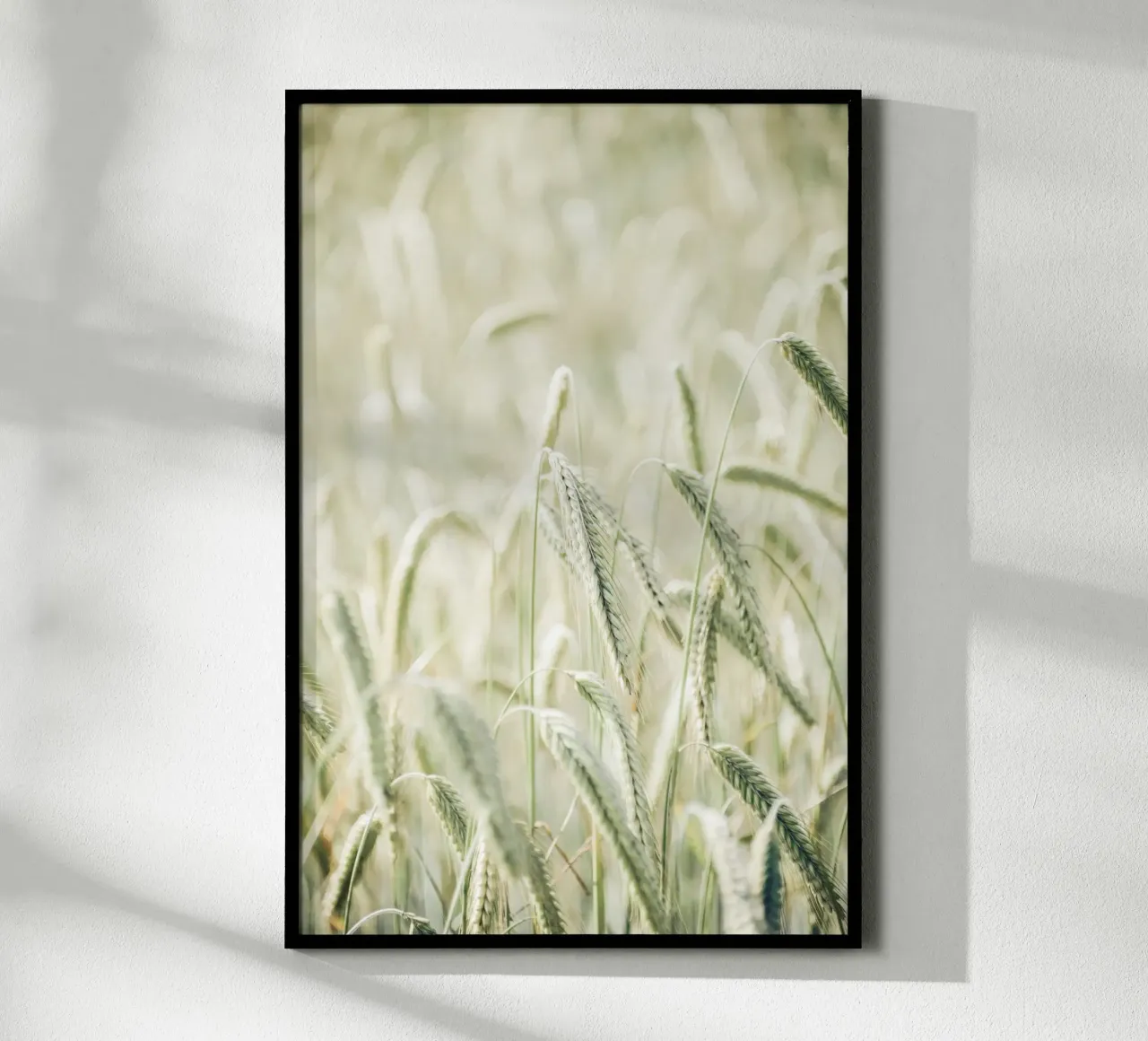 FeldSchärfe - Dänemark Poster mit Aluminium Rahmen von stine wiemann